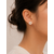 boucles d'oreilles fleurs blanches