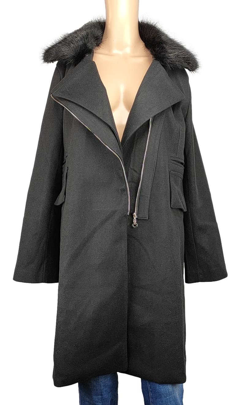 manteau noir taille 44