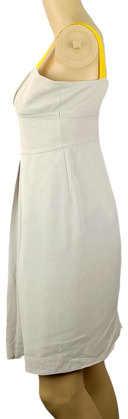 Robe Droite Tara Jarmon Taille 38 - Bleu - Longueur 89 Cm - Neuf Sans Étiquettes - Style Chic Avec Fausses Poches