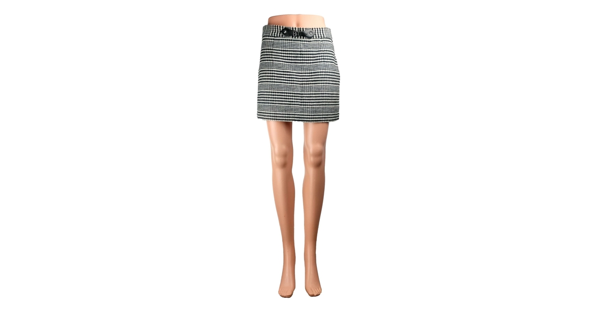 JUPE,I Jupe plissée taille haute pour femmes Jupe trapèze décontractée