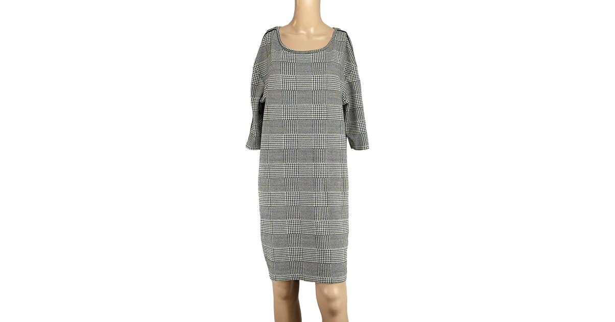 Robe Taille XL Multicolore - Style Maxi Midi, Manches 3/4, Occasion Très Bon état