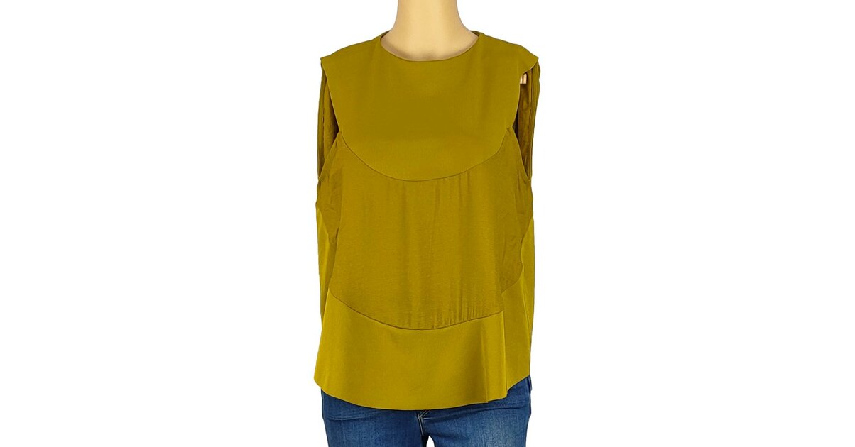 Haut Zara Blanc - Taille S (EUR) - Manches 3/4 - Occasion Très Bon état
