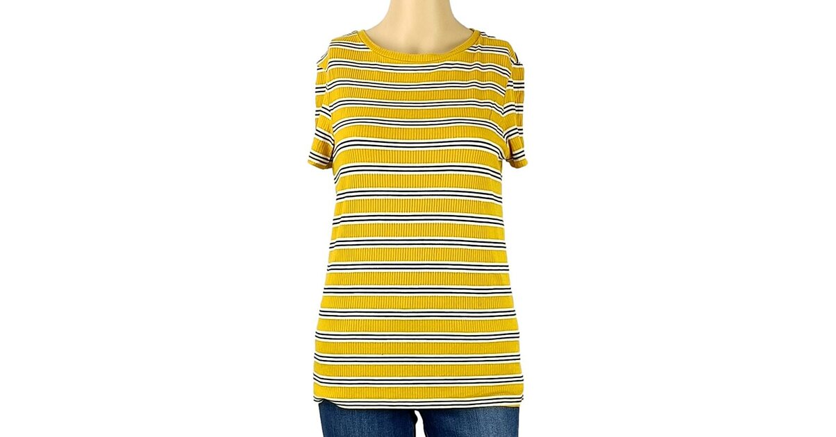 Tunique Pimkie Jaune Taille L - Comme Neuve - Style Blouse Femme Décontractée