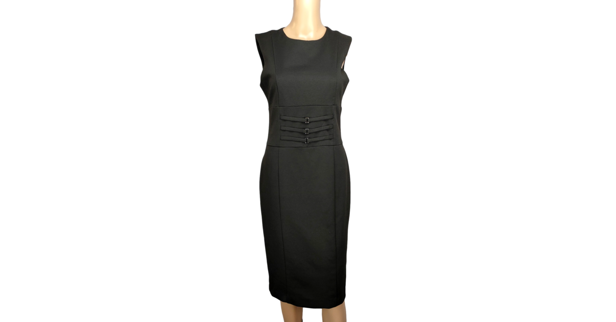 Robe Noire Zara - Coupe A-Line - Taille M - Occasion En Très Bon état