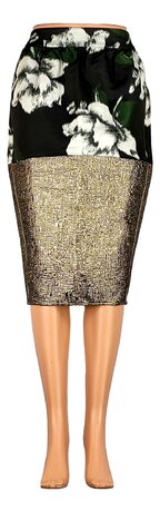Jupe PROMOD Taille 36 - Multicouleur à Clin Et Petits Plis - Longueur 51 Cm - Occasion TB