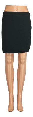 Jupe Droite Crayon Camaïeu Femme – Taille 40 – Marron Foncé – Coton – Occasion TB