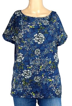 Tunique Légère Grain De Malice Taille 42 En Microfibre Bleue - Idéale Pour L'été Et Les Voyages