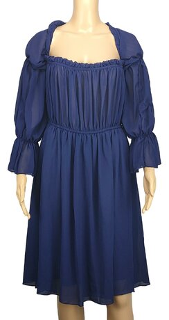 Robe Femme Jacqueline Riu Marron - Taille 42 - Occasion Très Bon état - Matière Polyester/élasthanne