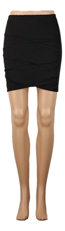 Jupe Etam Taille 36 Ocre Orangé - Viscose Taille Haute Ceinture élastique - NEUVE