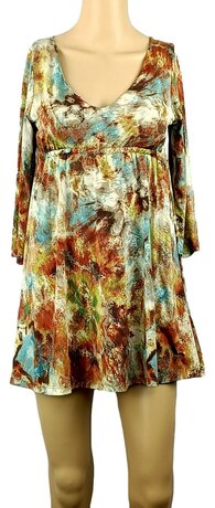 Robe Moulante AMISU Taille 34 – Gris, Longue, Occasion En Très Bon état