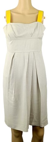 Robe Noire Et Grise Mado Et Les Autres Taille 38 - Sans Manches, évasée - Occasion Très Bon état - Longueur Genou