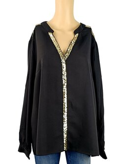 Chemise Tunique Damart Taille 46 - Imprimé Animal - Multicouleur - Occasion Très Bon état