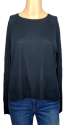 Pull Femme Noir ZARA Taille M. friperie pas cher et éthique - Label