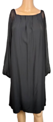 Robe Atmosphere Taille 36 - Style Trapèze, Longueur Genou, Couleur Beige, Occasion En Très Bon état