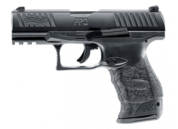 Pistolet bille en caoutchouc noir Walther® PPQ M2 T4E Cal.43 CO2