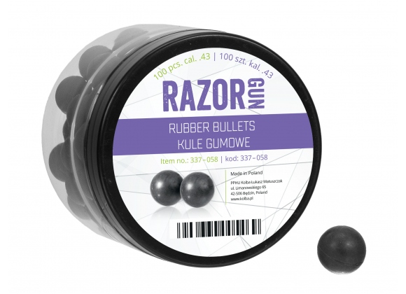 Boîtes-de-50-billes-caoutchouc-RazorGun-Cal.43-pour-Umarex-Umarex-M&amp;P9c-TPM1-PPQ-defense