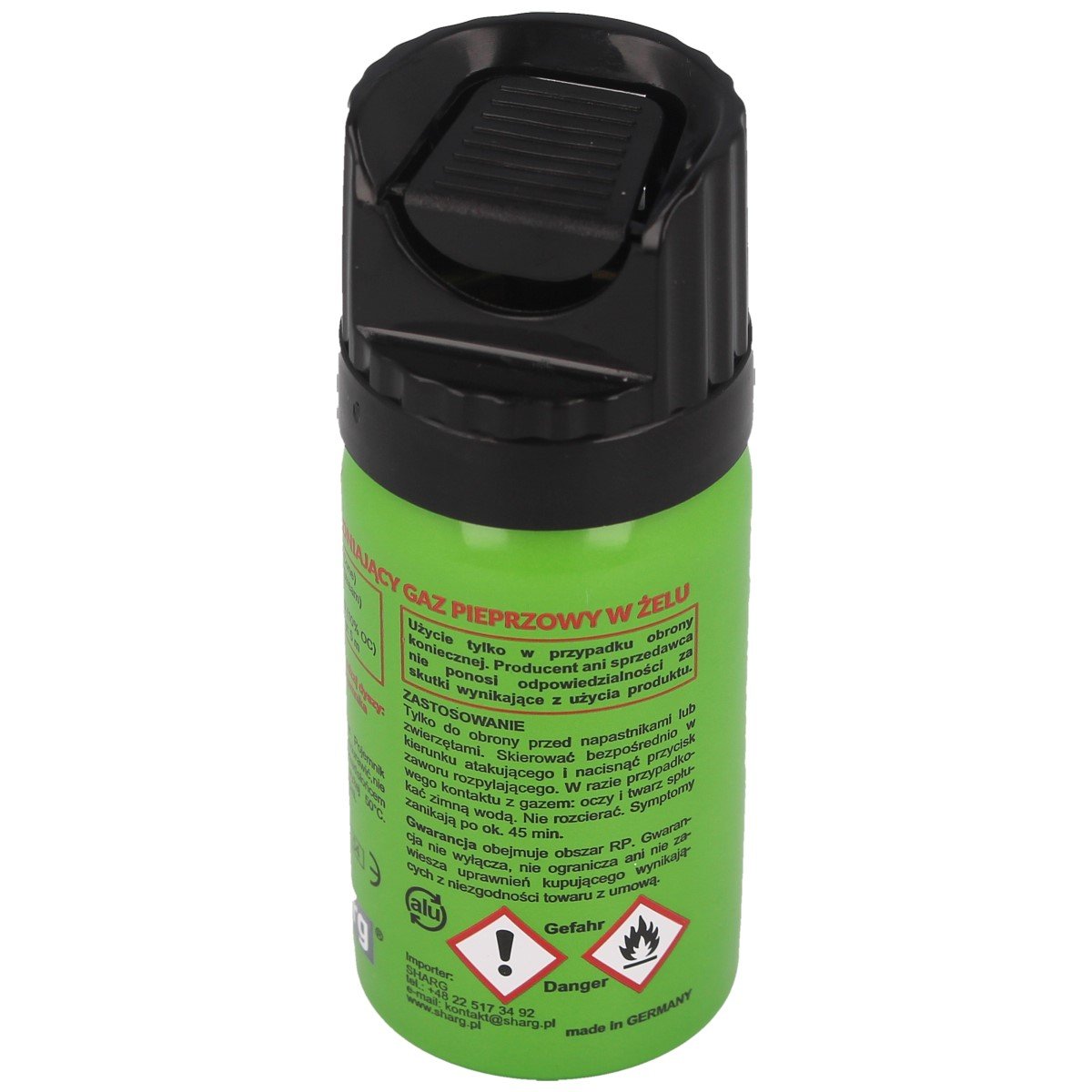 Bombe-lacrymogène-Sharg-Defence-Green-Gel-poivre-40-ml-10040-C-defense