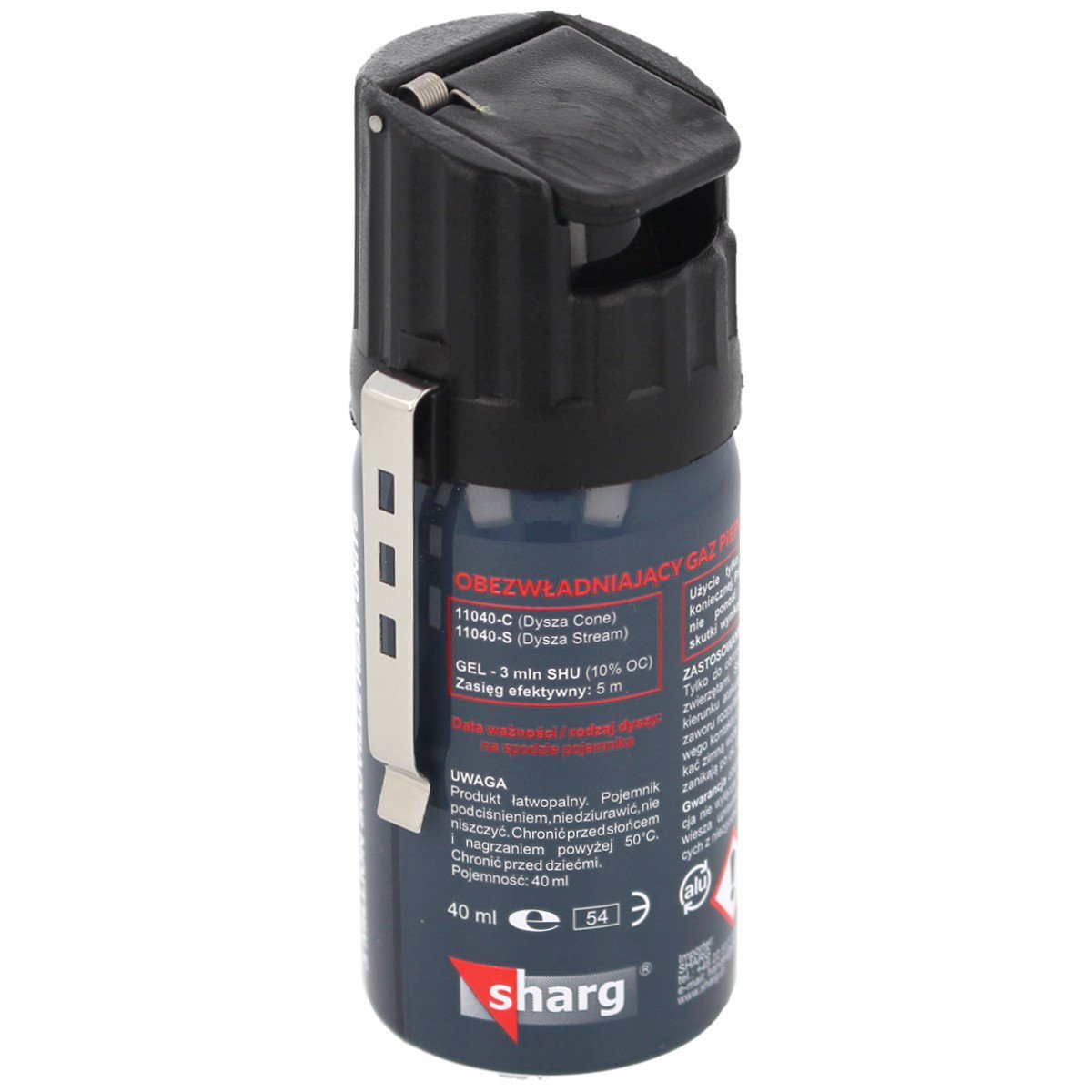 Bombe-lacrymogène-Sharg-Graphite-Gel-40 ml-11040-C