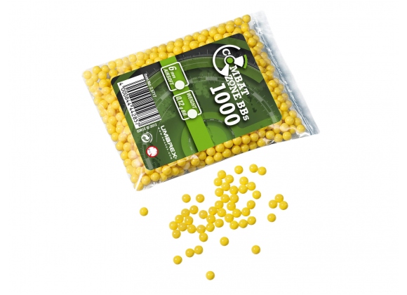 Billes ASG Combat Zone 0,12g 6 mm 1000 pièces Umarex (2.5717)