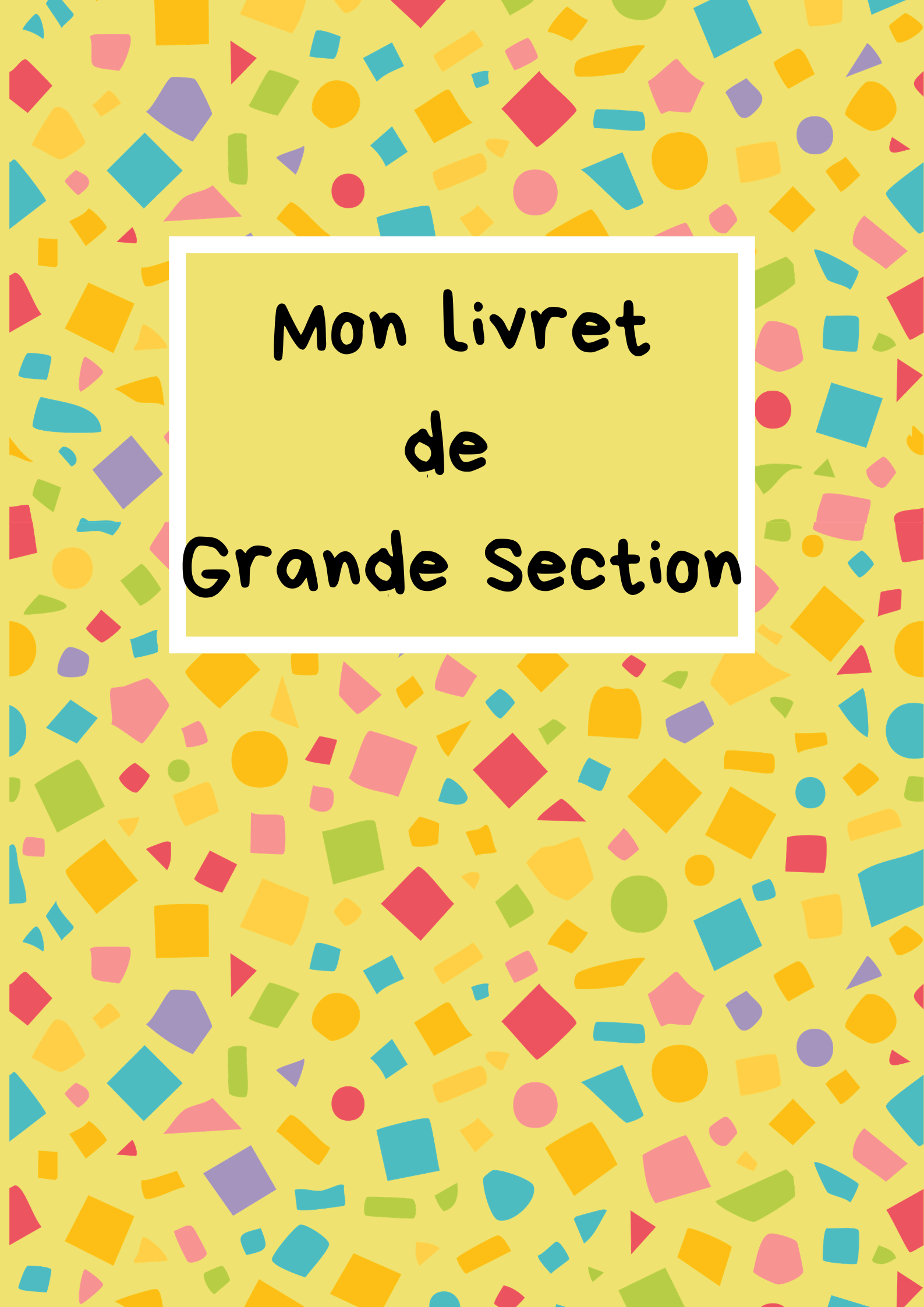 livret grande section