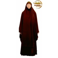 Jilbab 2 pièces AbouSouleïman - Couleur marron
