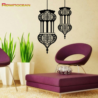 Sticker oriental lanterne