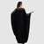 Abaya noire dos strass