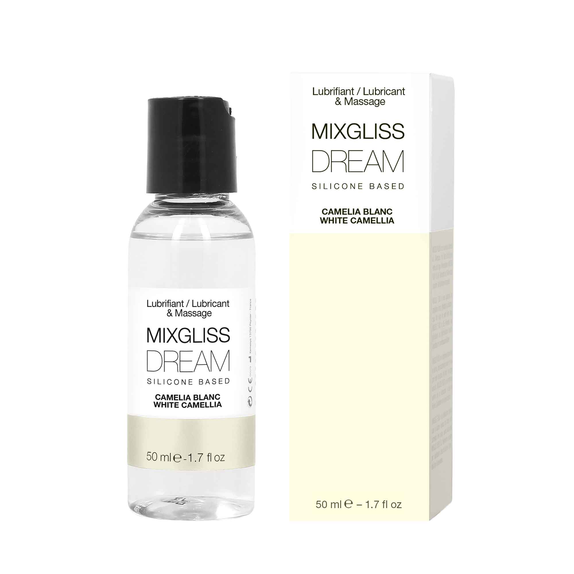 Lubrifiant/Massage Dream Camélia Blanc 50 ML - MIXGLISS
