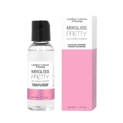 Lubrifiant/Massage Pretty Fleur de Cerisier 50 ML - MIXGLISS