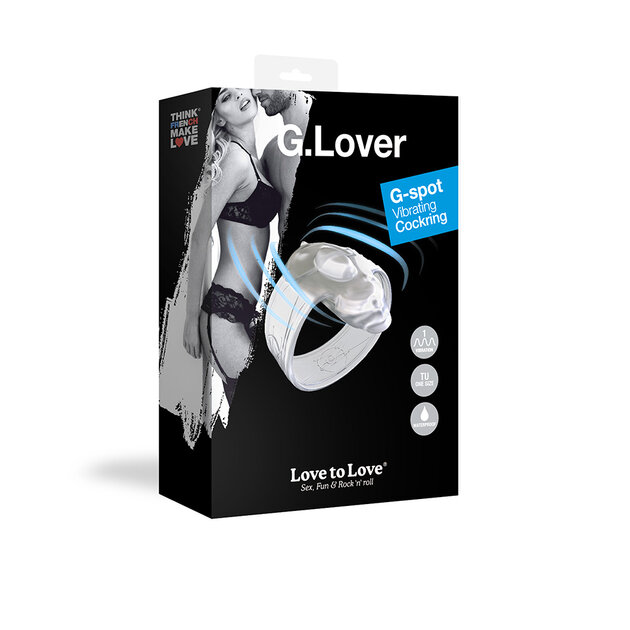 Anneau Vibrant LOVE TO LOVE Pour Homme – Sextoy G-Lover, Style Cockring, Neuf