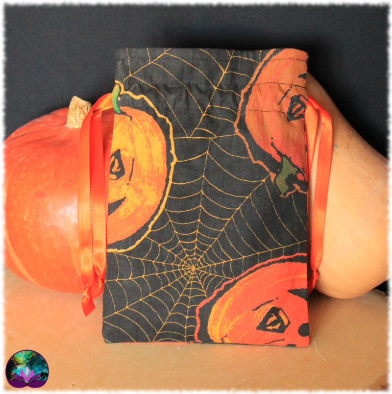 pochette cartes araignée citrouilles halloween 6