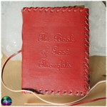 grimoire carnet cuir recueil de pensées book of good thoughts 2