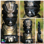 Sculptures mexicaines en Obsidienne dorée an°9