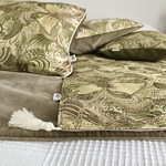 vue-détails-ensemble-linge-de-lit-velours-jacquard-tons-vert-taupe-or-LABAB
