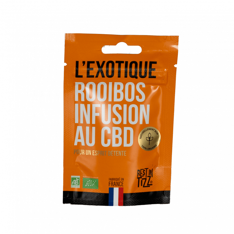 Infusion CBD : Rooibos l\'exotique - Rest in Tizz®