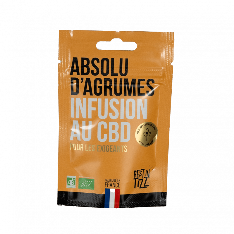 Infusion CBD : Absolu d\'agrumes - Rest in Tizz®
