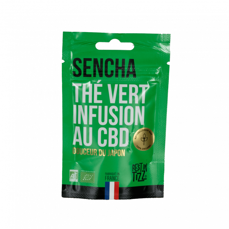 Infusion CBD : Thé vert sencha bio - Rest in Tizz®