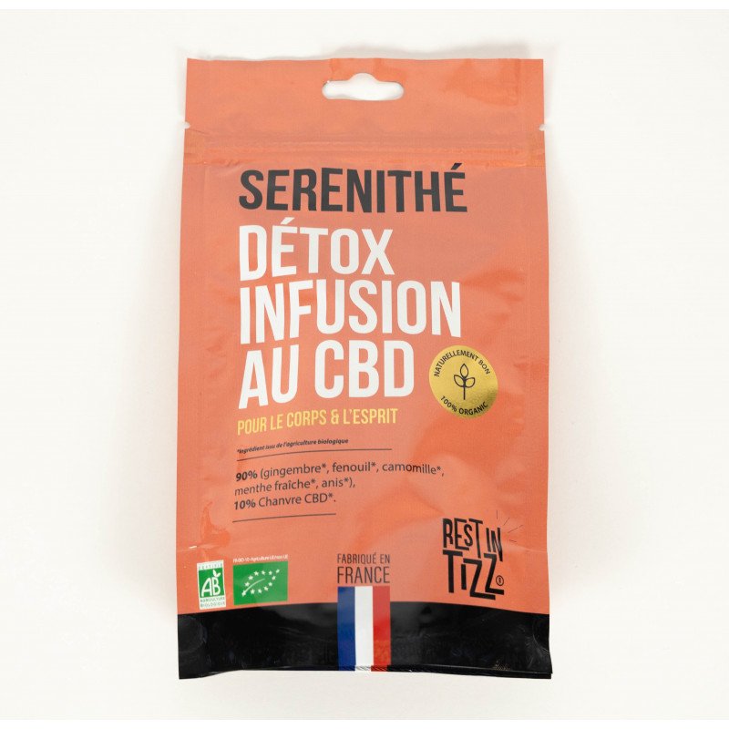 Infusion CBD : Détox sérénithé - Rest in Tizz®