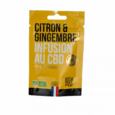 Infusion CBD : Citron & Gingembre - Rest in Tizz®