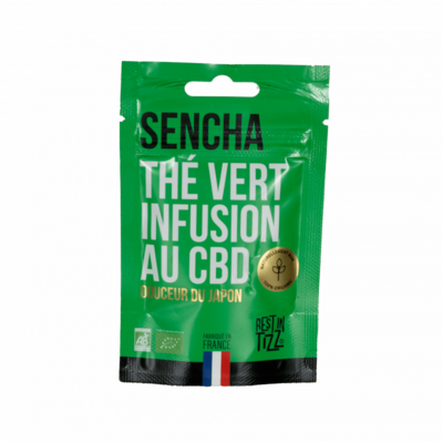 Infusion CBD : Thé vert sencha bio - Rest in Tizz®