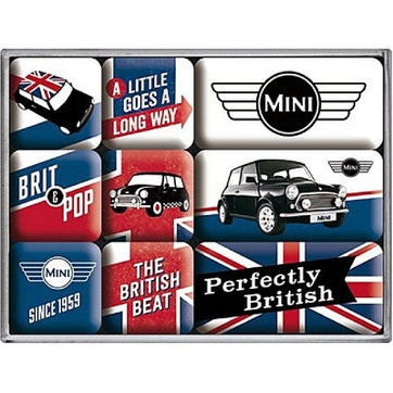 lot magnets frigo mini austin vintage british