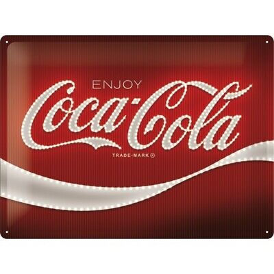 Plaque métal enjoy Coca-cola 40 x 30