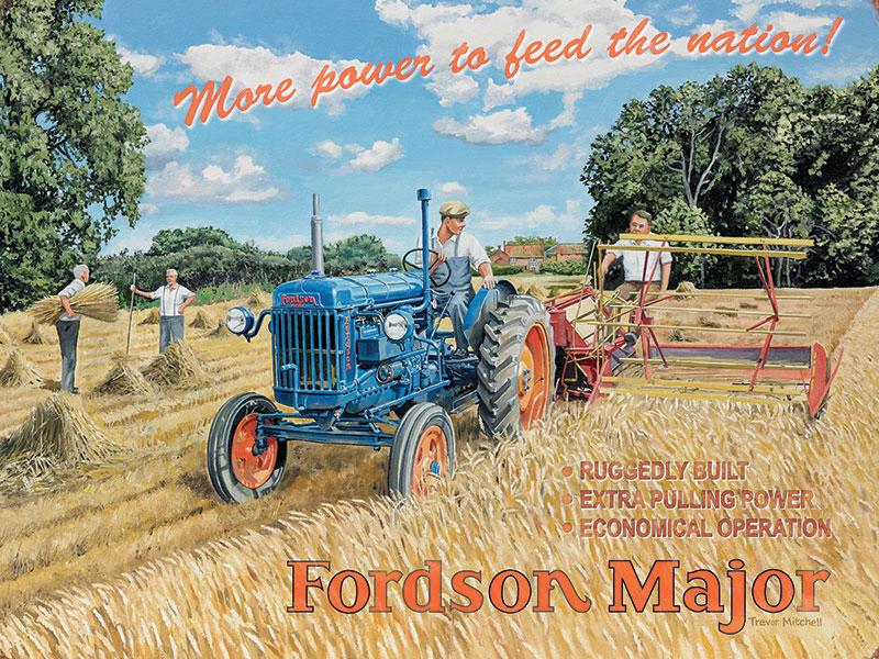 plaque publicitaire Fordson Major