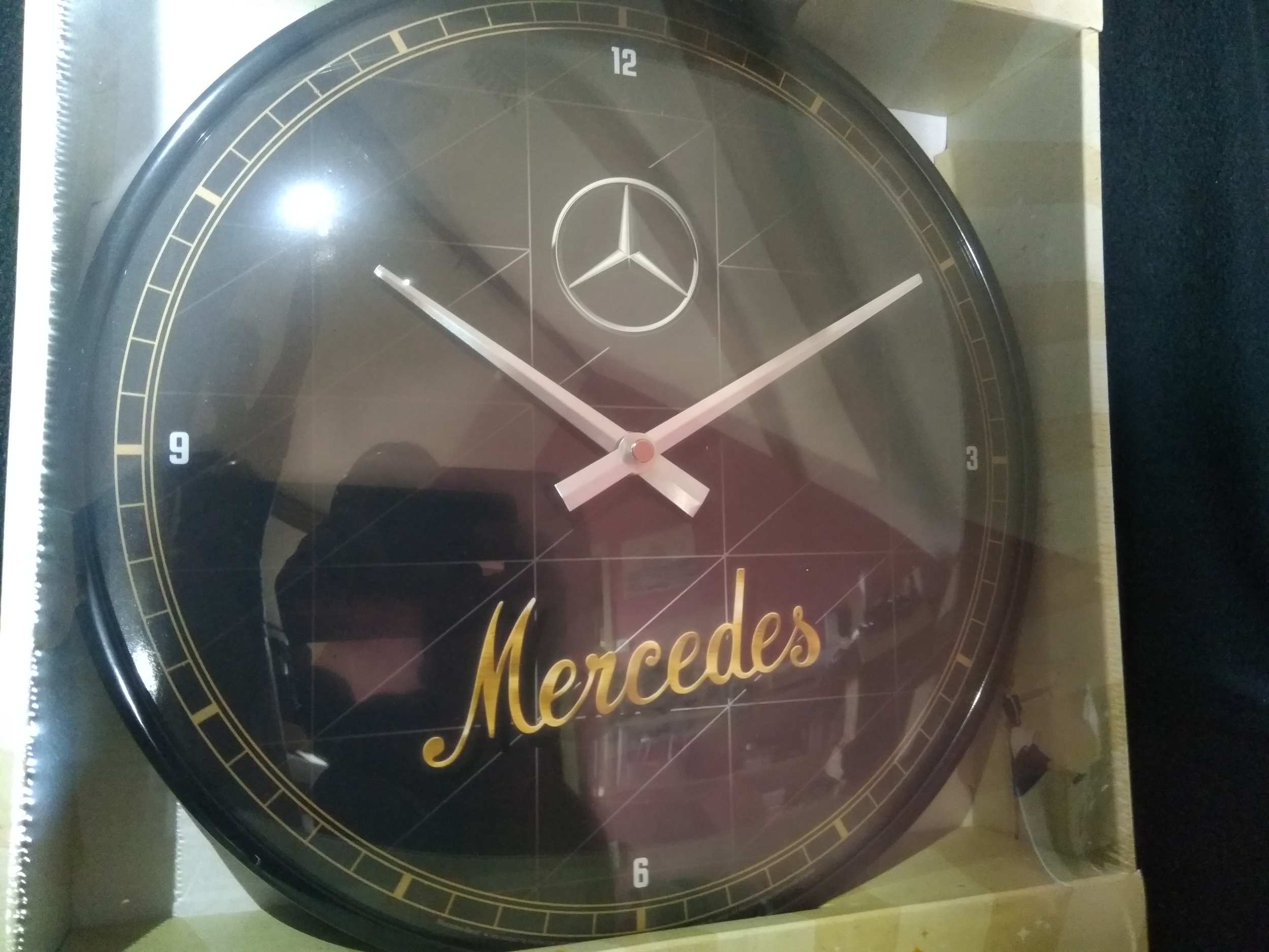 horloge métal mercedes benz