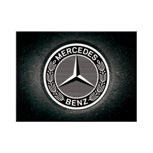 Magnet logo Mercedes 8 x 6