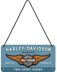 plaque à suspendre harley davidson
