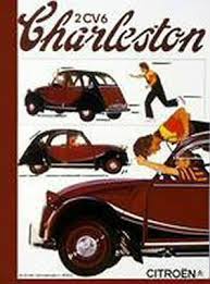 plaque métal 2cv charleston