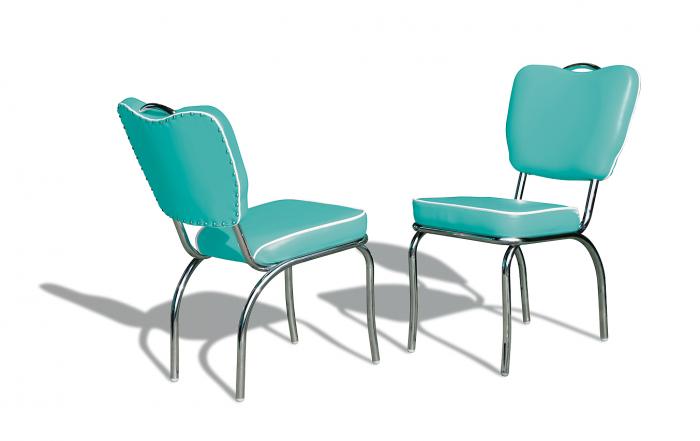 chaise diner us turquoise
