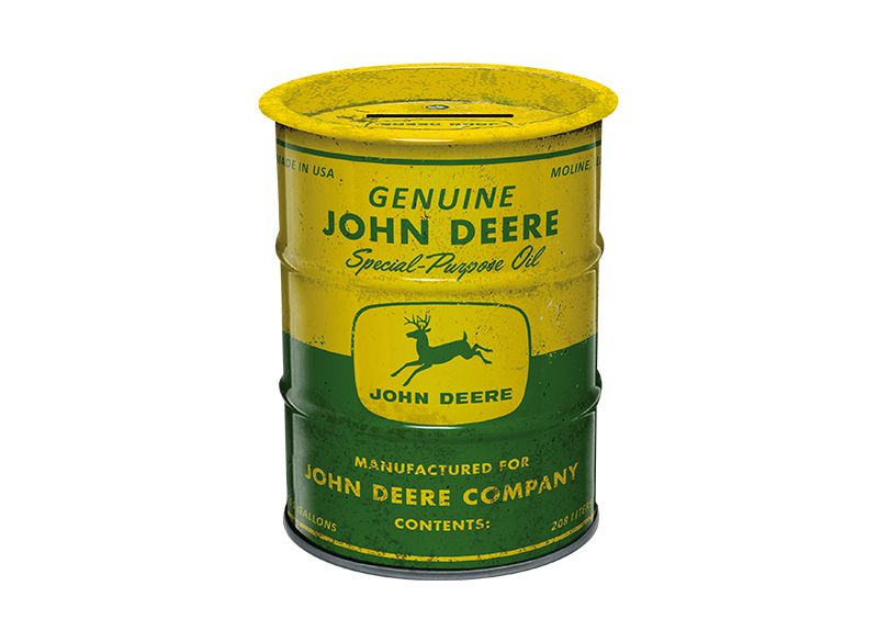 tirelire baril john deere