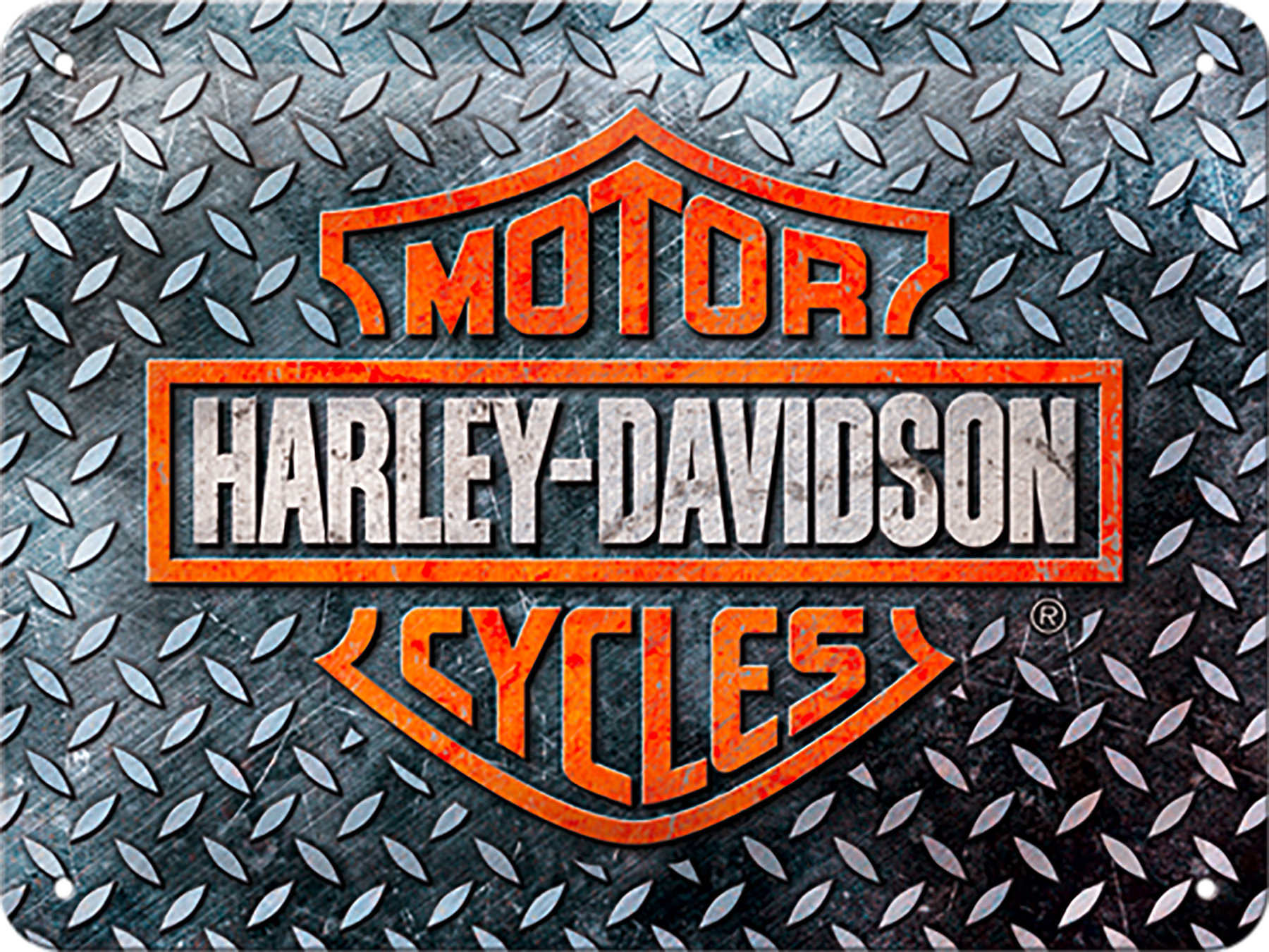 Plaque métal Harley 20 x 15